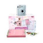 Combo Cámara INSTAX mini 12 (Pastel Blue) + Películas + Estuche + Álbum de fotos