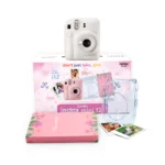Combo Cámara INSTAX mini 12 (Clay White) + Películas + Estuche + Álbum de fotos